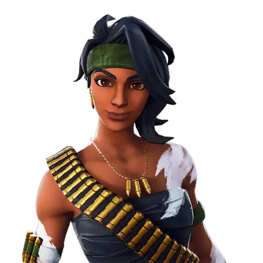 Fortnite All Outfits Skin Tracker - 3d model available bandolette icon