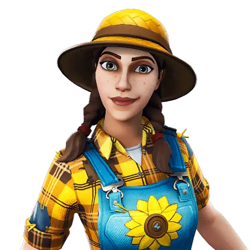 sunflower outfit icon - farm girl skin fortnite