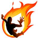 Hot Drop Emoji icon