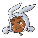 Brawlin Bunny Emoticon icon
