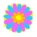 Funflower Emoticon icon