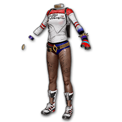 PUBG Harley Quinn Daddy's Lil' Monster Outfit skin icon